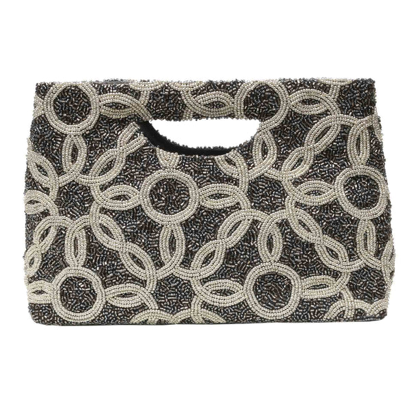 Tiana NY Designs Handbags Royale Silver Top Handle