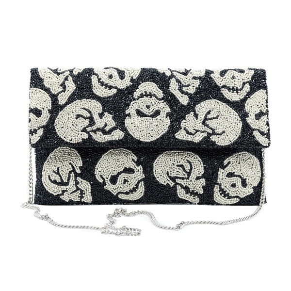 Tiana NY Designs Handbags Skull Clutch