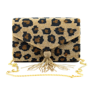 Tiana NY Designs Handbags Small Animal Envelope with Tassel