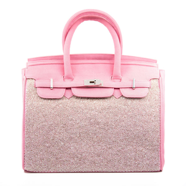 Tiana NY Designs Handbags Ultra Luxe Fully Beaded Tote
