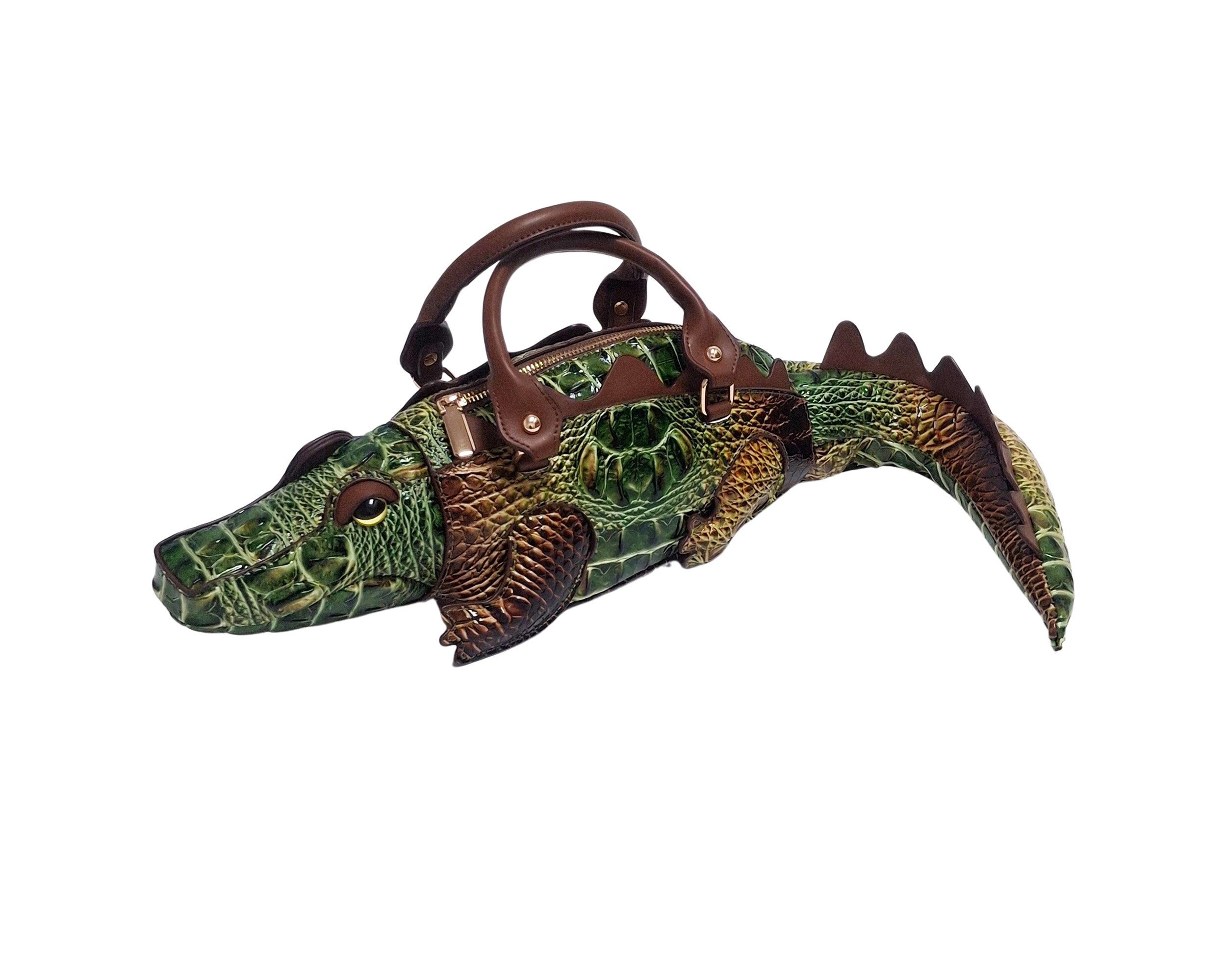 Timmy Woods Handbags Timmy Woods Gettie The Gator - Collectible 3D Vegan Leather Handbag