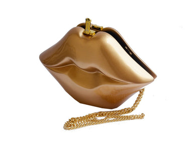 Timmy Woods Handbags Timmy Woods Gold Lips