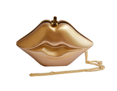 Timmy Woods Handbags Timmy Woods Gold Lips