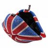 Timmy Woods Handbags Timmy Woods Hot British Flag Lips Handbag W/Swarovski Crystals