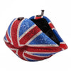 Timmy Woods Handbags Timmy Woods Hot British Flag Lips Handbag W/Swarovski Crystals