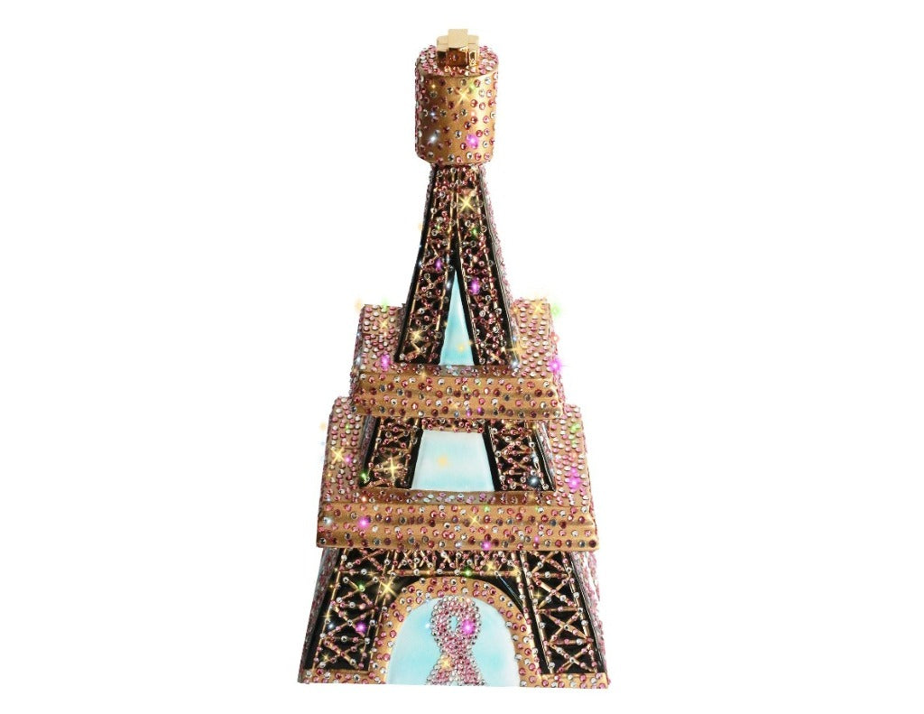 Timmy Woods Handbags Timmy Woods Ltd. Edition Pink Ribbon Eiffel