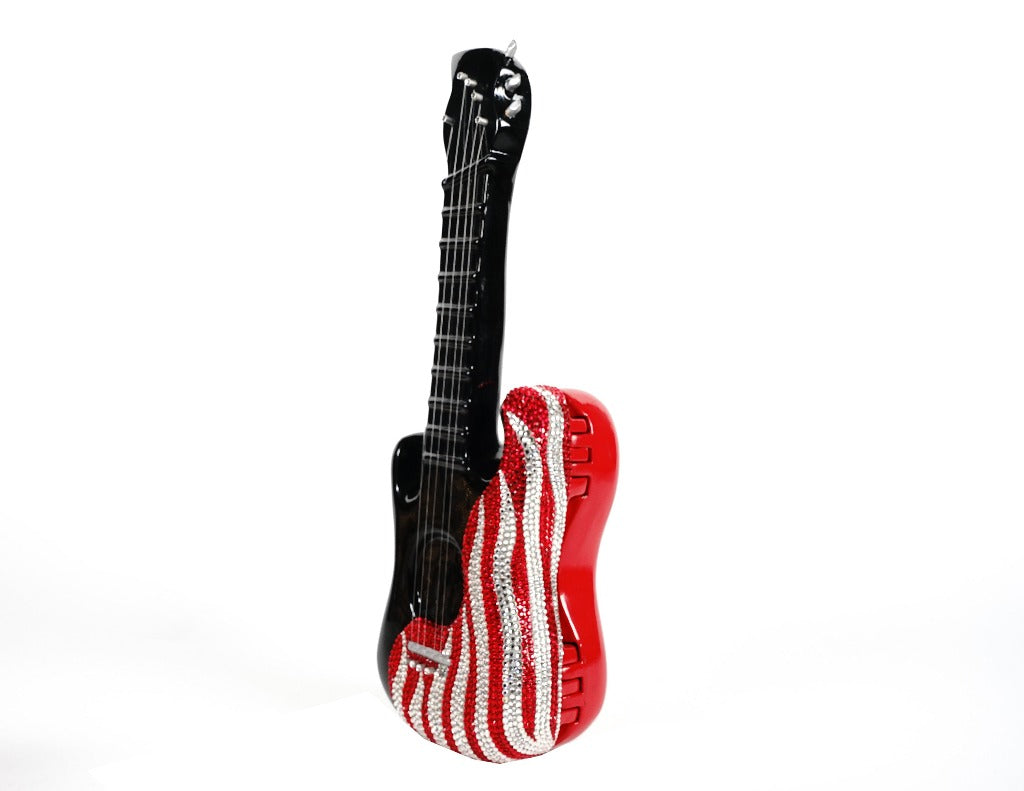 Timmy Woods Handbags Timmy Woods Memory Lane Wooden Guitar Handbag