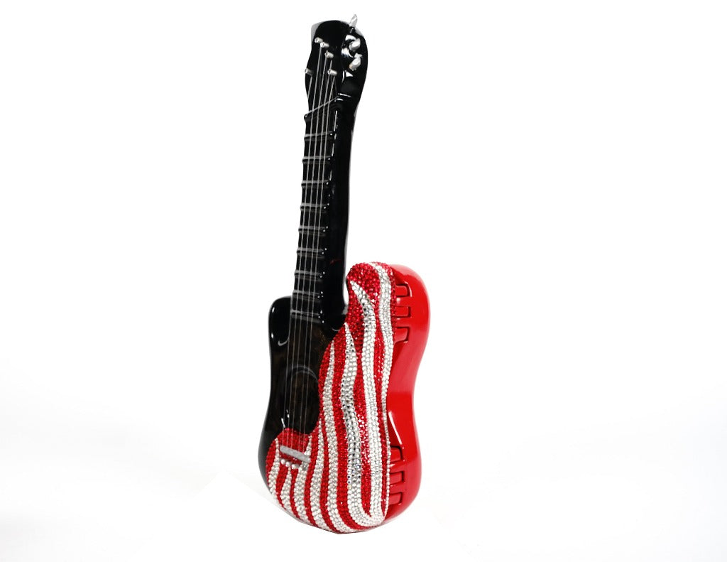 Timmy Woods Handbags Timmy Woods Memory Lane Wooden Guitar Handbag