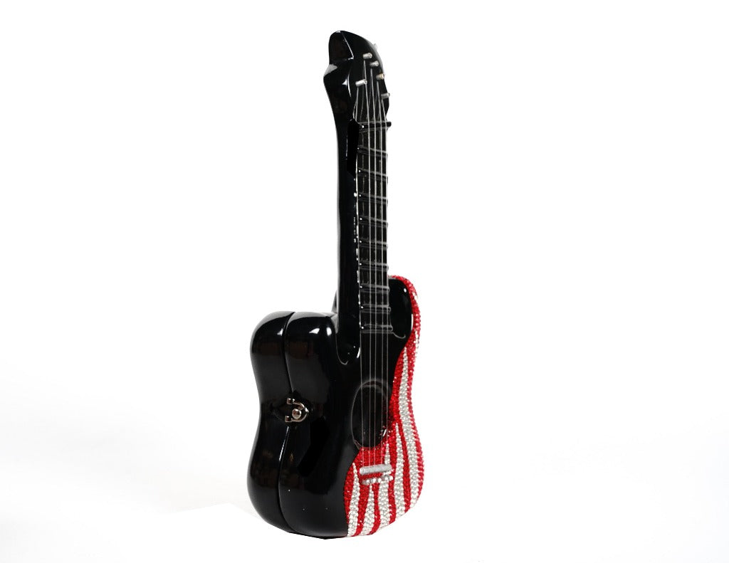 Timmy Woods Handbags Timmy Woods Memory Lane Wooden Guitar Handbag
