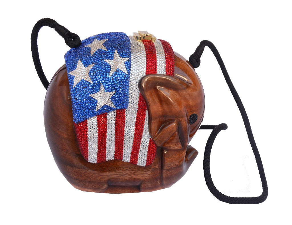 Timmy Woods Handbags Timmy Woods Old Glory Swarovski Crystals