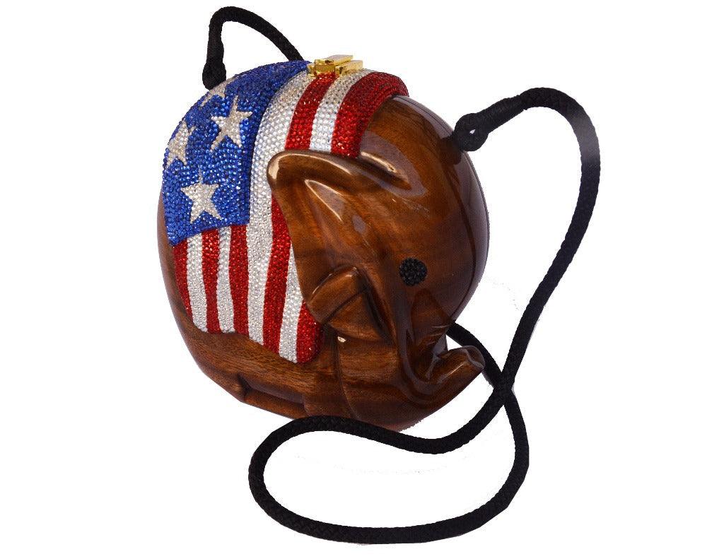 Timmy Woods Handbags Timmy Woods Old Glory Swarovski Crystals