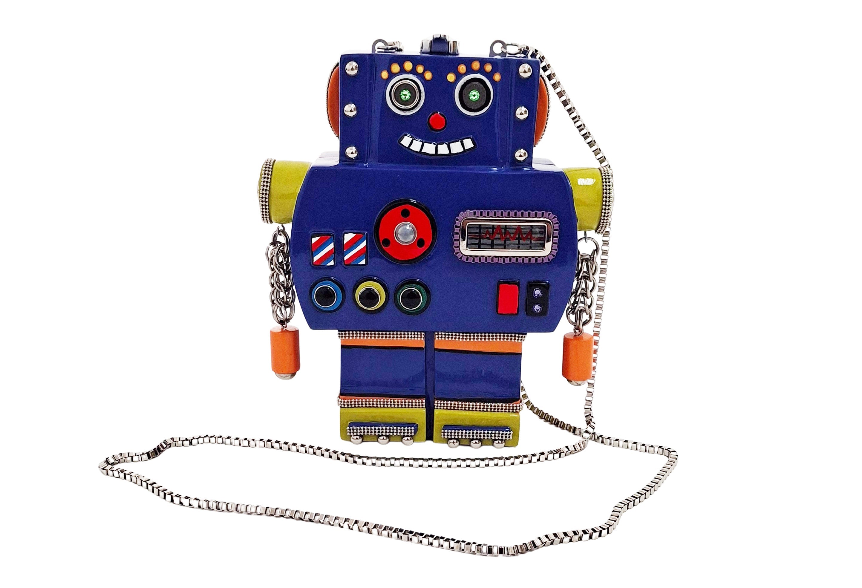 Timmy Woods Handbags Timmy Woods Robbie Robot Wooden Collectible Handbag