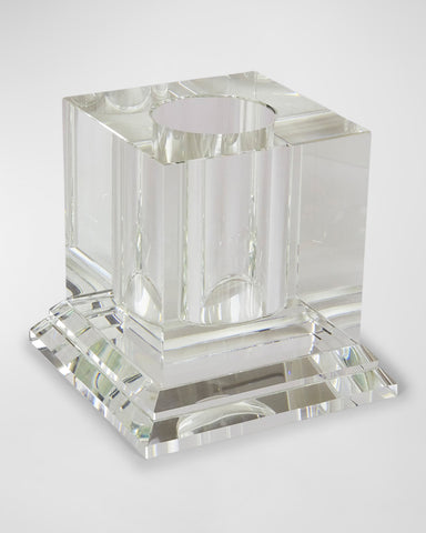 Tizo Designs Home Tizo Crystal Square Centerpiece Vase