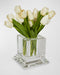 Tizo Designs Home Tizo Crystal Square Centerpiece Vase