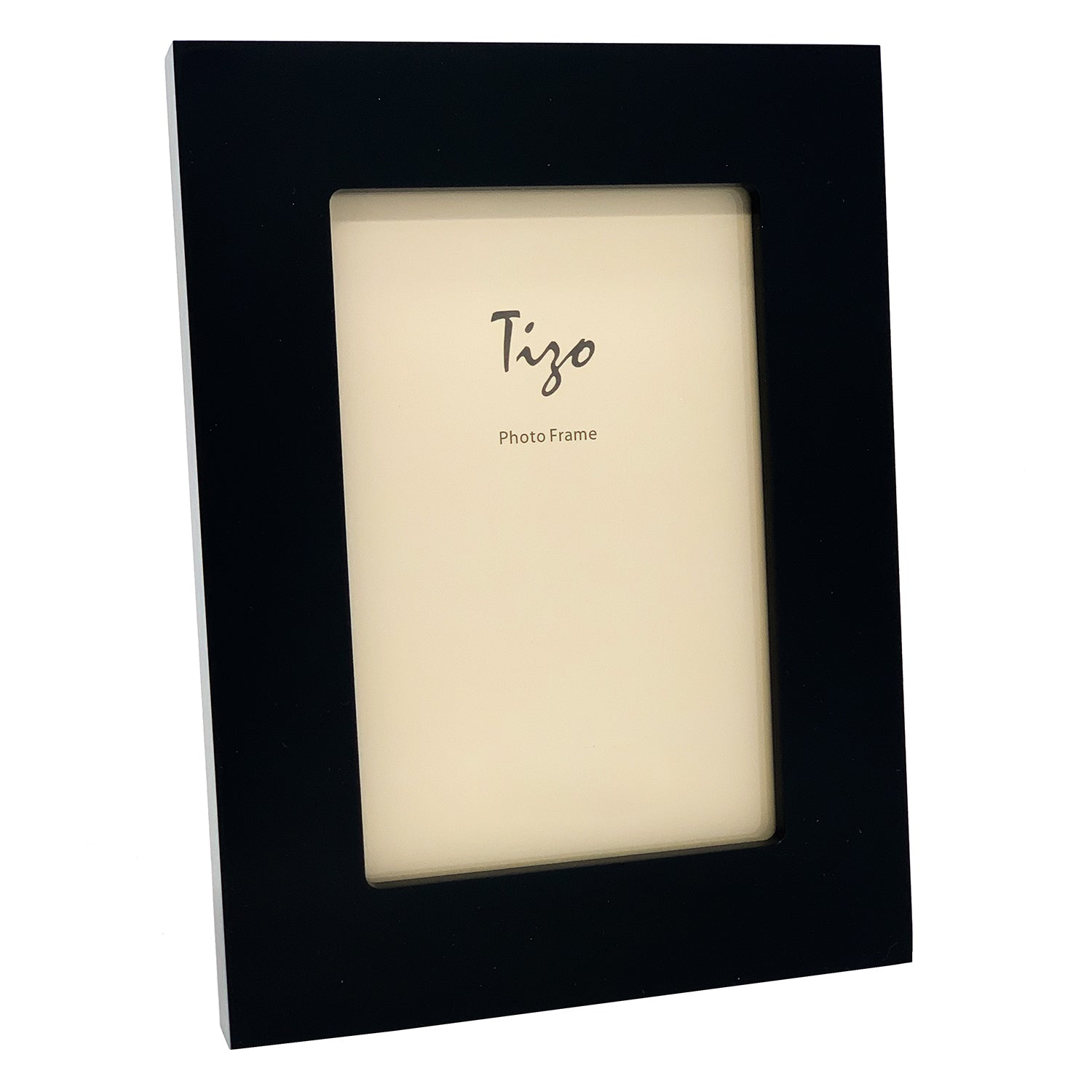 Tizo Designs Picture Frames Tizo Designs Acrylic Lucite Picture Frame (Solid Black) 4x6