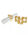 Tizo Designs Giftware Tizo Designs Acrylic Napkin Ring Gold S/4