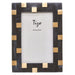 Tizo Designs Picture Frames Tizo Designs Bone Resin/Brass Frame (Grey) 8x10