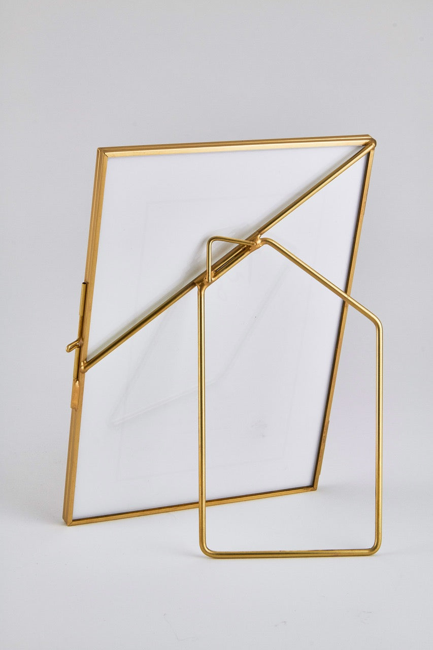 Tizo Designs Picture Frames Tizo Designs Brass Photo Frame Beaded 4x6