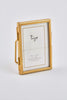 Tizo Designs Picture Frames Tizo Designs Brass Photo Frame Beaded 5x7