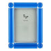 Tizo Designs Picture Frames Tizo Designs Crystal Glass Corner Ball Picture Frame (Blue) 5x7