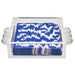 Tizo Designs Giftware Tizo Designs Design Acrylic Clear Cocktail Napkin Holder w/Bubbles