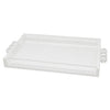Tizo Designs Giftware Tizo Designs Design Acrylic Tray with Bubble Handles Clear 12x8