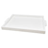 Tizo Designs Giftware Tizo Designs Design Acrylic Tray with Bubble Handles White 12x16
