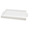 Tizo Designs Giftware Tizo Designs Design Acrylic Tray with Bubble Handles White 12x8