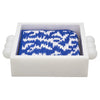 Tizo Designs Giftware Tizo Designs Design Acrylic White Cocktail Napkin Holder w/Bubbles