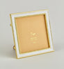 Tizo Designs Picture Frames Tizo Designs Enamel Gold Frame White 3x3
