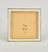 Tizo Designs Picture Frames Tizo Designs Enamel Gold Frame White 3x3