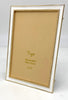 Tizo Designs Picture Frames Tizo Designs Enameled Gold Picture Frame (White) 8x10