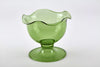 Tizo Designs Giftware Tizo Designs Glass Footed Bowl Green