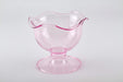 Tizo Designs Giftware Tizo Designs Glass Footed Bowl Pink