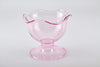 Tizo Designs Giftware Tizo Designs Glass Footed Bowl Pink