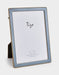 Tizo Designs Picture Frames Tizo Designs Gold-Plated Beaded Smoky Blue Enamel Frame 5x7