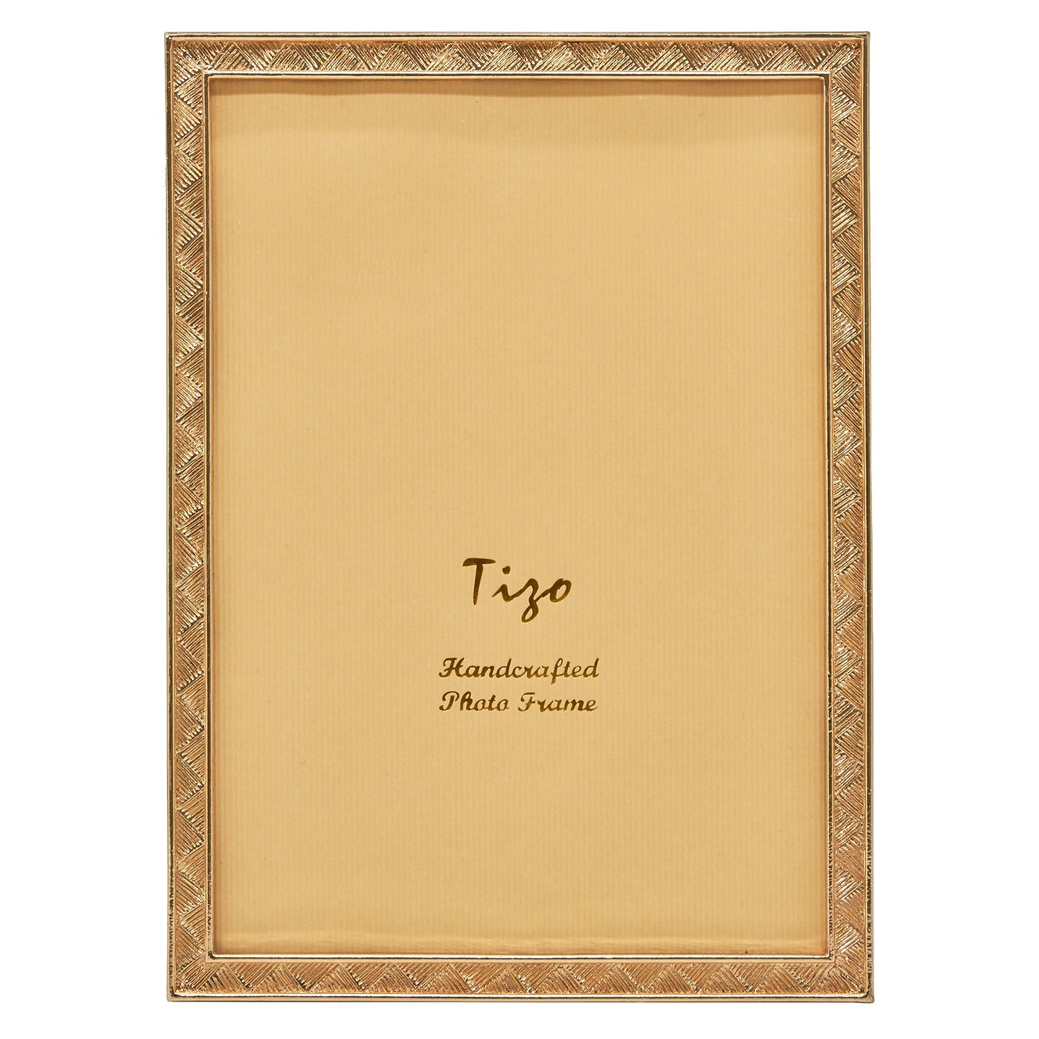 Tizo Designs Picture Frames Tizo Designs Gold Textured Finish Picture Frame 4x6