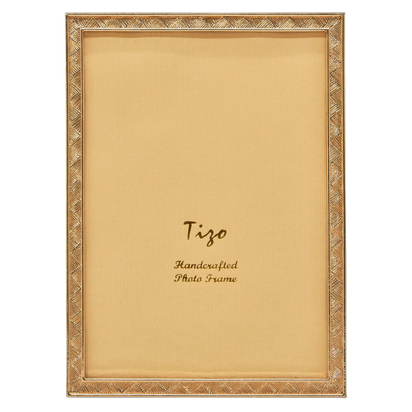 Tizo Designs Picture Frames Tizo Designs Gold Textured Finish Picture Frame 5x7