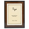 Tizo Designs Picture Frames Tizo Designs Italian Wood Picture Frame (Black/Brown) 4x6