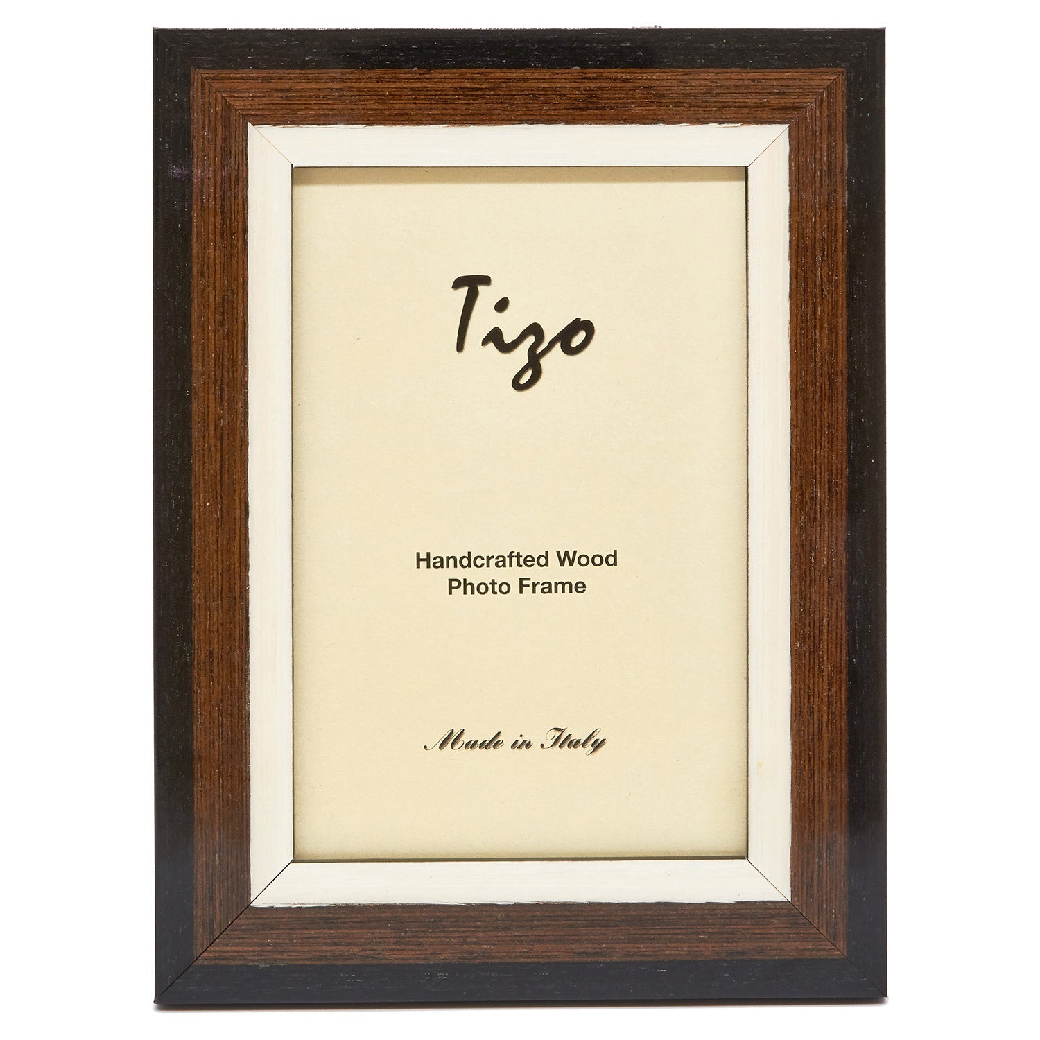 Tizo Designs Picture Frames Tizo Designs Italian Wood Picture Frame (Black/Brown) 8x10