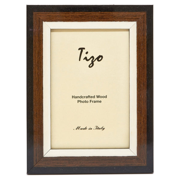 Tizo Designs Picture Frames Tizo Designs Italian Wood Picture Frame (Black/Brown) 8x10