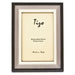 Tizo Designs Picture Frames Tizo Designs Italian Wood Picture Frame (Black/Gray) 4x6
