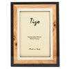 Tizo Designs Picture Frames Tizo Designs Italian Wood Picture Frame (Black/Tan) 4x6