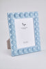 Tizo Designs Picture Frames Tizo Designs Lacquer Wood Frame Light Blue 5x7