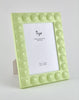 Tizo Designs Picture Frames Tizo Designs Lacquer Wood Frame Seafoam Green 4x6