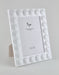 Tizo Designs Picture Frames Tizo Designs Lacquer Wood Frame White 5x7
