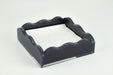 Tizo Designs Giftware Tizo Designs Lucite Marbled Cocktail Napkin Tray Black