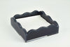 Tizo Designs Giftware Tizo Designs Lucite Marbled Cocktail Napkin Tray Black