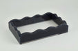 Tizo Designs Giftware Tizo Designs Lucite Marbled Guest Towel Tray Black