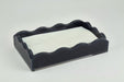 Tizo Designs Giftware Tizo Designs Lucite Marbled Guest Towel Tray Black